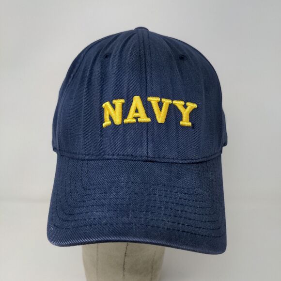 Nike Team Navy Fitted Hat Blue Size Universal Fit Embroidered Logo - Picture 3 of 12